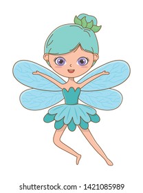 Fairy cartoon of fairytale design vector illustration