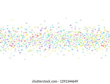 Fairy Colorful confetti ribbons festive background for party holiday postcard poster website carnival birthday parties. Vector illustration