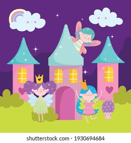 Fairy Cute Castle Magic Cartoon