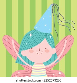 caracter lindo, estilo vector