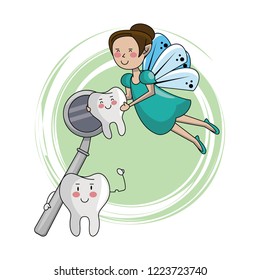 fairy dental care cartoon
