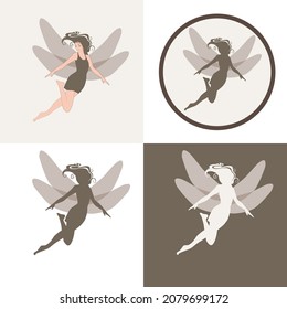 Fairy With Dragonfly Wings, vector