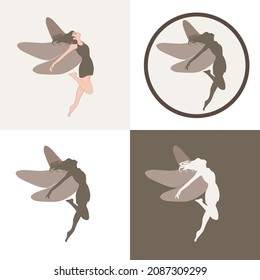 Fairy With Dragonfly Wings, vector