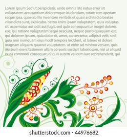 fairy floral background