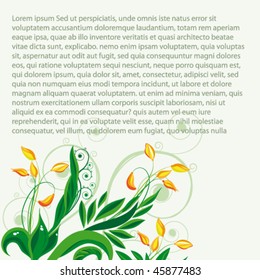 fairy floral background