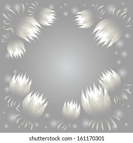 Fairy glowing lotus card