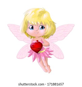 fairy and heart