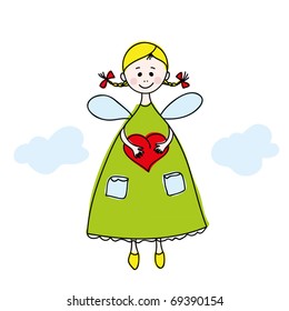 Fairy with heart.