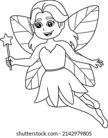 Fairy Holding Magic Wand