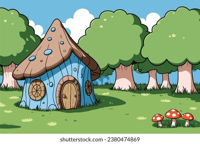 Fairy House in a forest 02