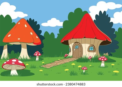 Häuschen in einem Wald 06