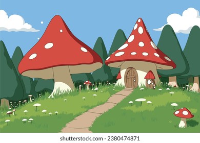Casa de hadas en un bosque 20