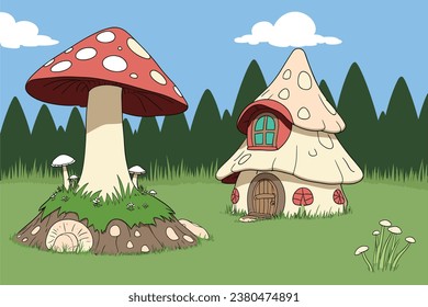 Casa de hadas en un bosque 25