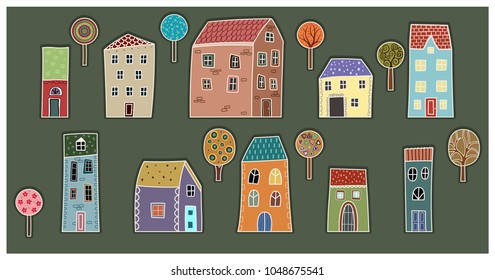 Fairy Houses and Trees