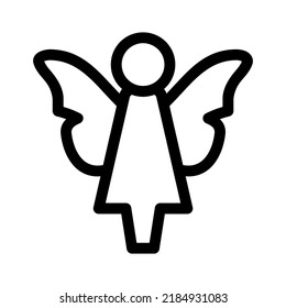 fairy icon or logo isolated sign symbol vector illustration - high quality black style vector icons

