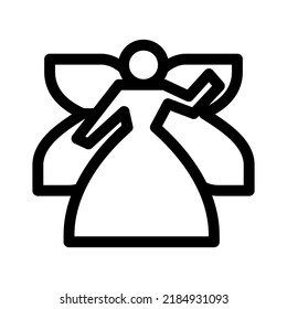 fairy icon or logo isolated sign symbol vector illustration - high quality black style vector icons
