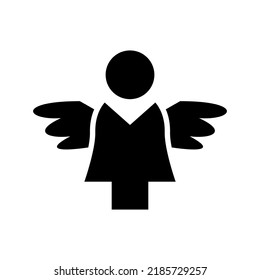 fairy icon or logo isolated sign symbol vector illustration - high quality black style vector icons
