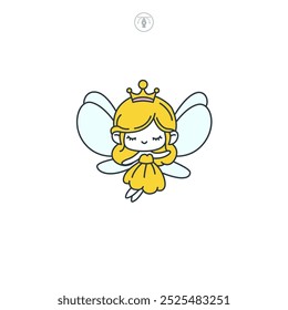 Fairy icon symbol vector illustration isolated on white background
