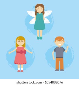 Fairy and kids