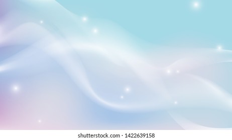 Fairy Light Unicorn Desktop Background vector art