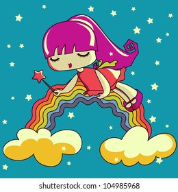 Fairy  little girl