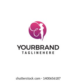 fairy logo design concept template vector