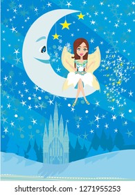 Fairy and magic at night