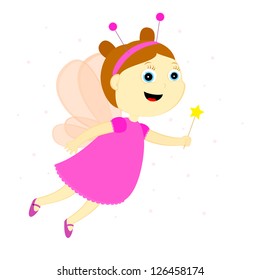 the fairy with the magic wand