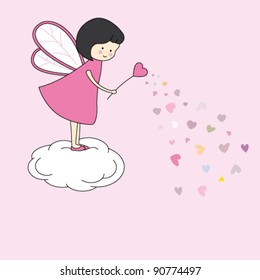 fairy with magic wand