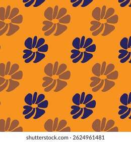 Fairy meadow with flowers seamless pattern. Cute feminine design 