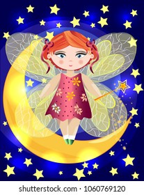 Fairy on the moon