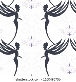 Fairy Pattern:
Perfect for scrapbooking. Or you can use it in other ways – as a wallpaper, background for blog & etc.