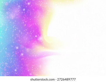 Fairy Pattern. Pink Magic Hologram. Rainbow Invitation. Iridescent Blurred Effect. Purple Girlish Gradient. Lilac Cosmic Background. Unicorn Glitter. Cute Fairy Pattern.