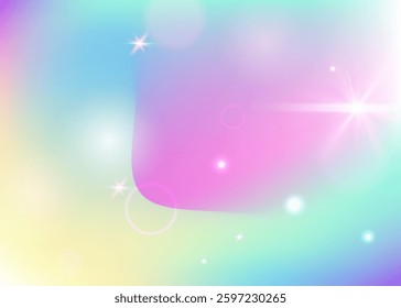 Fairy Pattern. Purple Princess Background. Kawaii Gradient. Iridescent Sparkles Mesh. Pink Girlish Invitation. Blue Fantasy Hologram. Girl Glitter. Candy Fairy Pattern.