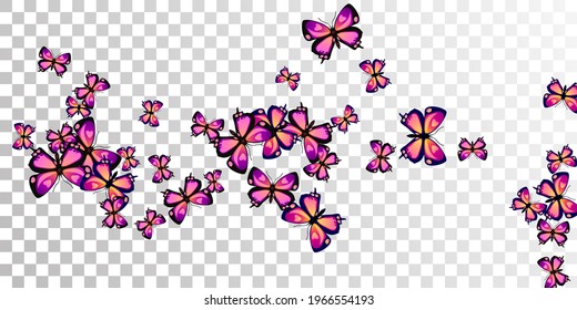 Fairy purple butterflies cartoon vector background. Spring cute moths. Simple butterflies cartoon girly wallpaper. Gentle wings insects patten. Fragile creatures.