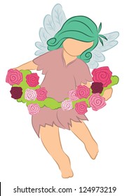 Fairy with Roses