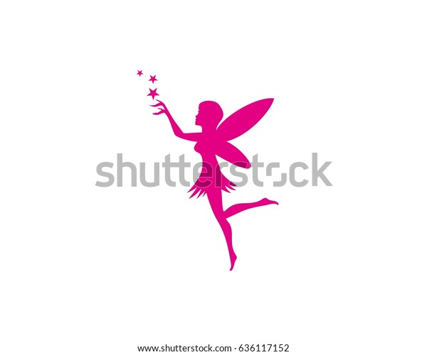 Fairy Silhouette Stock Vector (Royalty Free) 636117152