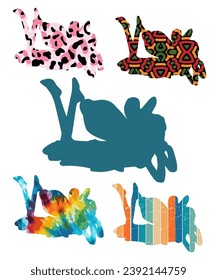 fairy silhouette various vector Fairy silhouettes