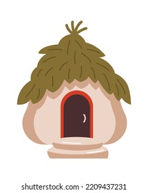 Fairy small house flat illustration