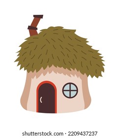 Fairy small house flat illustration