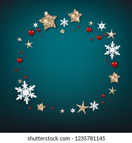 Fairy stars and snowflakes