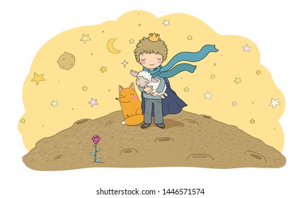 A fairy tale about a boy, a rose, a planet and a fox. Little Prince