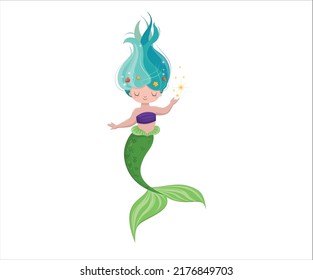 fondo de cuento de hadas lindo personajes de dibujos animados decorativos vectores