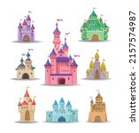 Fairy tale castles. Vector illustration