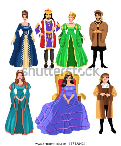 Fairy Tale Characters Stock Vector (Royalty Free) 117128431