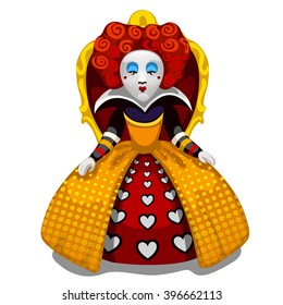 Fairy tale characters. Queen. Vector illustration.