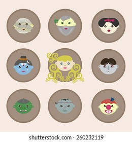 Fairy tale characters of the world