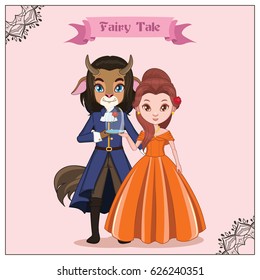 Fairy tale couple - Beast and princess