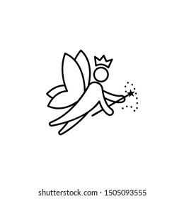 Fairy, fairy tale icon. Element of fairy Tale icon