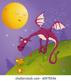Fairy tale on dragons